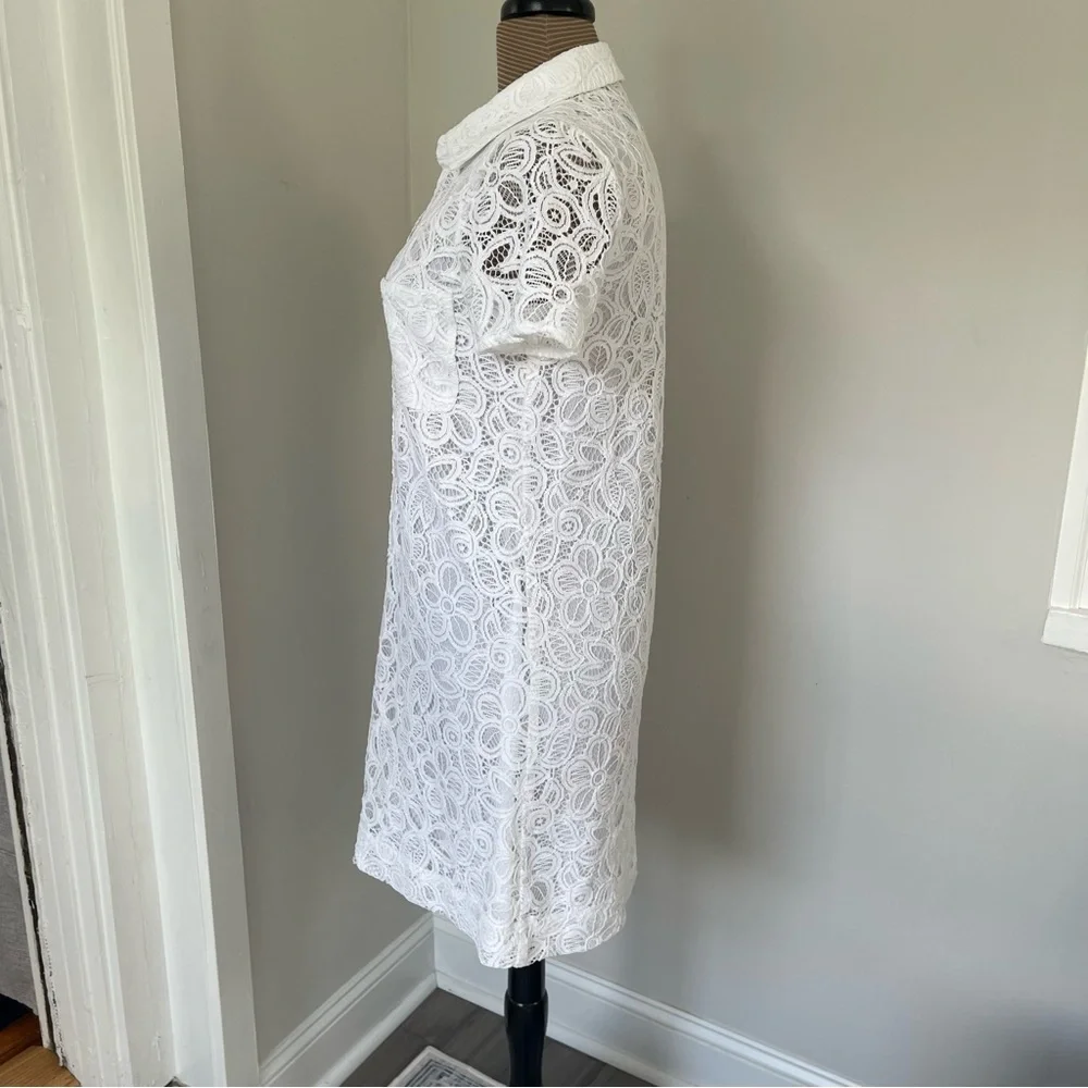 Lilly Pulitzer Nelle Lace Button-Down Dress size 4 NWT - Picture 5 of 11